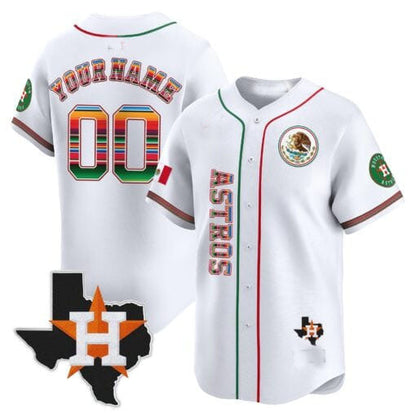 Custom Houston Astros Mexico Vapor Premier Limited V4 – All Stitched Baseball Jersey