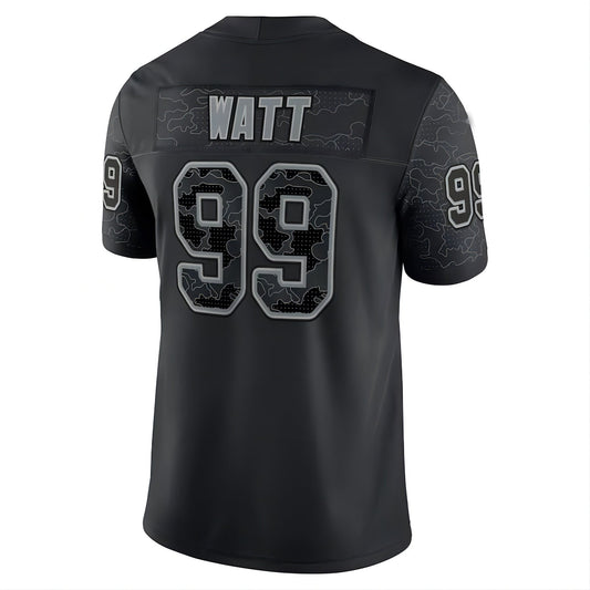 Arizona Cardinal #99 J.J. Watt Black RFLCTV Limited Stitched American Football Jerseys