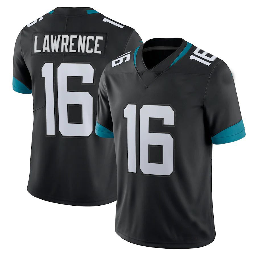 J.Jaguars #16 Trevor Lawrence Black Alternate Vapor Limited Jersey Stitched American Football Jerseys