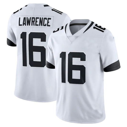 J.Jaguars #16 Trevor Lawrence White Vapor Limited Jersey Stitched American Football Jerseys