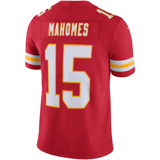 Kansas CityChiefs #15 Patrick Mahomes Red Vapor Untouchable Limited Jersey Stitched American Football Jerseys