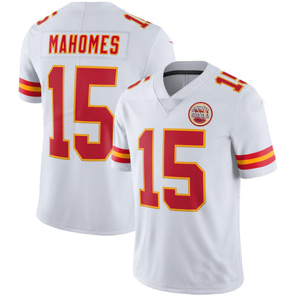 Kansas CityChiefs #15 Patrick Mahomes White Vapor Limited Jersey Stitched American Football Jerseys