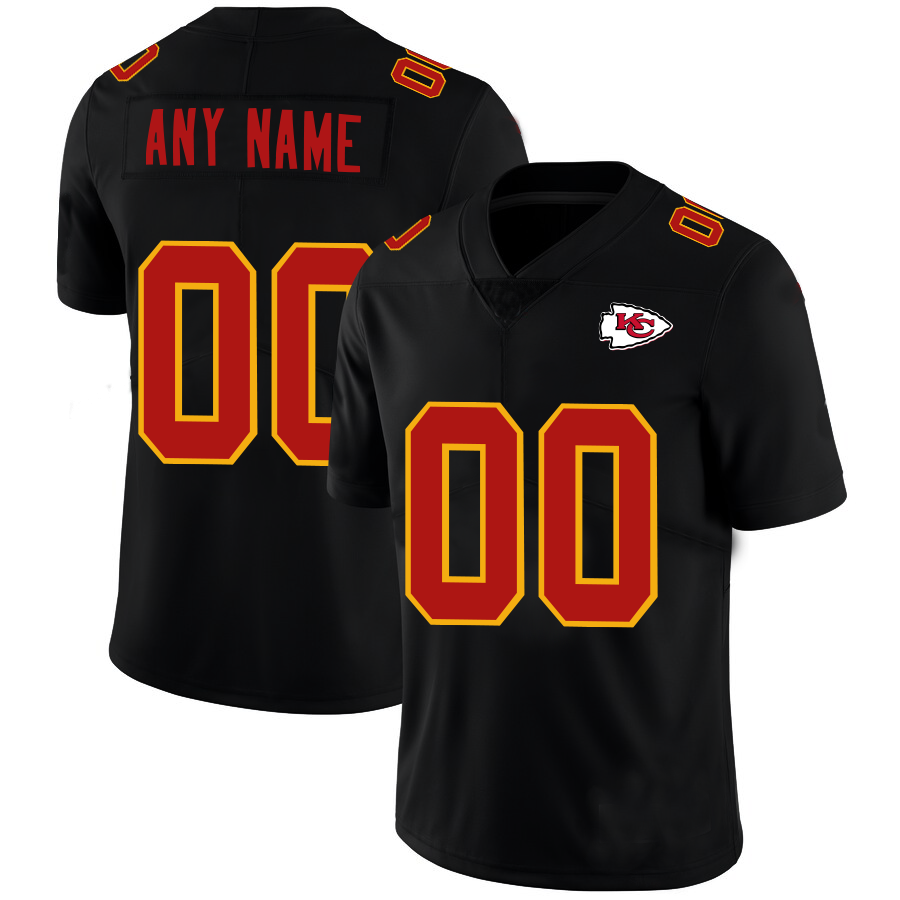 Custom  Kansas CityChiefs Football Jerseys Black American Stitched Name And Number Size S to 6XL Christmas Birthday Gift