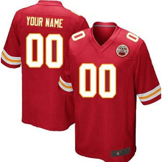 Custom  Kansas CityChiefs Red Limited Jersey American Stitched Jersey Football Jerseys