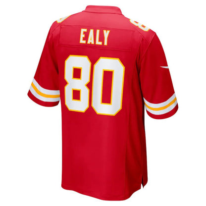 Kansas CityChiefs #80 Jerrion Ealy Red Game Player Jersey Stitched American Football Jerseys