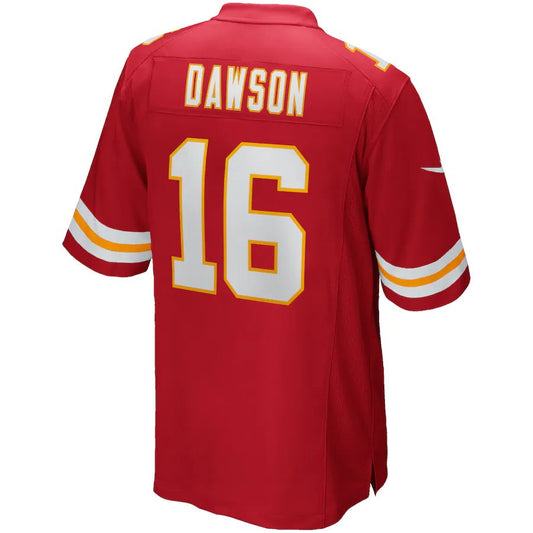 Kansas CityChiefs #16 Len Dawson Red Game Retired Player Jersey Stitched American Football Jerseys