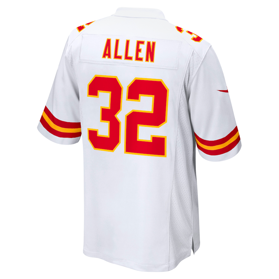 Kansas CityChiefs #32 Marcus Allen White Retired Player Game Jersey Stitched American Football Jerseys