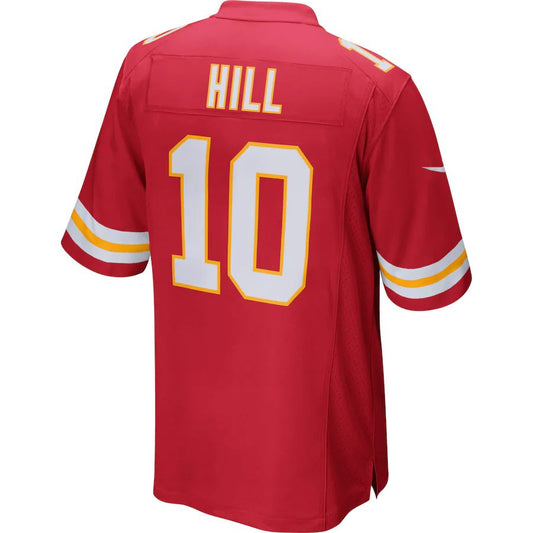 Kansas CityChiefs #10 Tyreek Hill Red Game Player Jersey Stitched American Football Jerseys