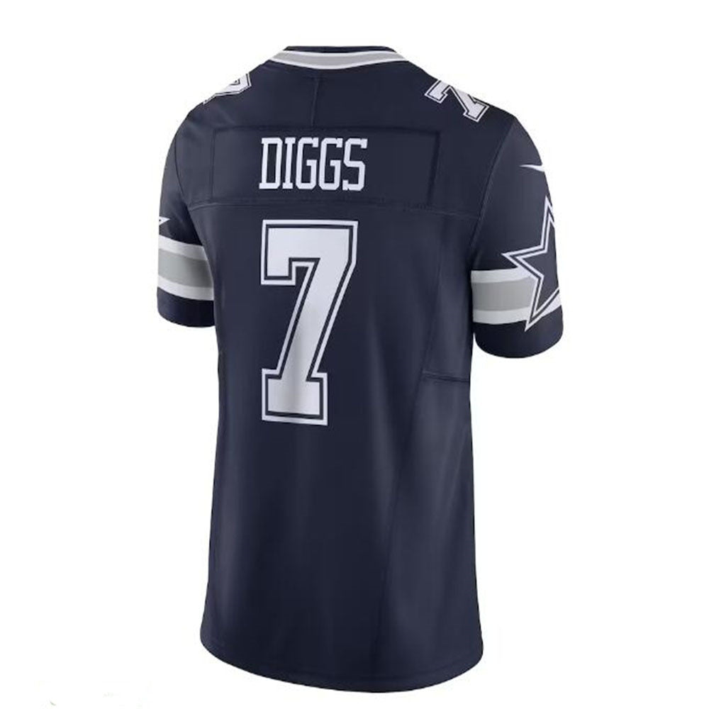 Dallas Cowboys #7 Trevon Diggs Navy Vapor F.U.S.E. Limited Jersey Stitched American Football Jerseys