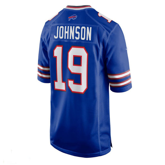 Buffalo  Bills #19 KeeSean Johnson Royal Game Jersey American Stitched Football Jerseys