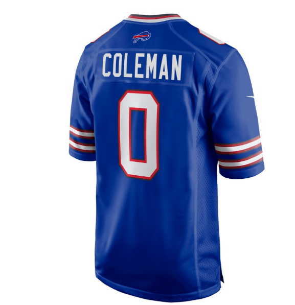 Buffalo  Bills #0 Keon Coleman 2024 Draft Player Game Jersey - Royal American Football Jerseys