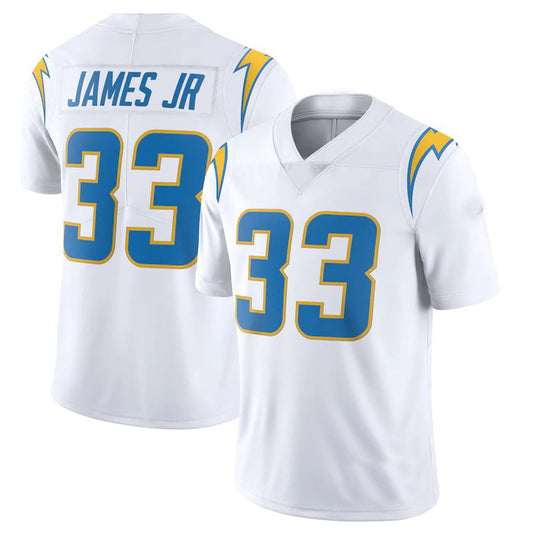 LA.Chargers #33 Derwin James White Vapor Limited Jersey Stitched American Football Jerseys