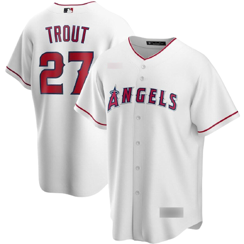 Los Angeles Angels White Home Team Jersey