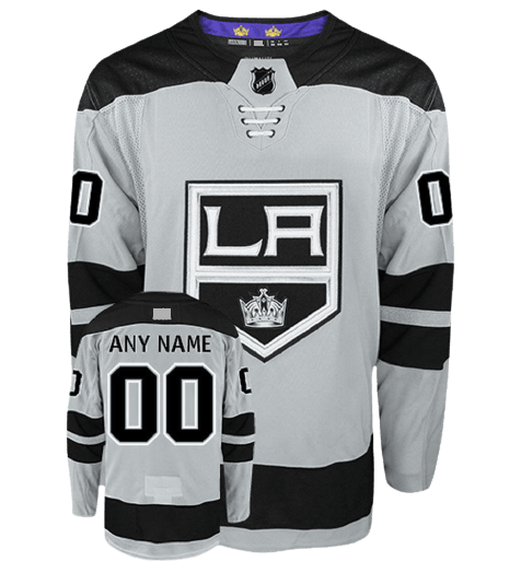 Los Angeles Kings Grey Alternate Team Jersey