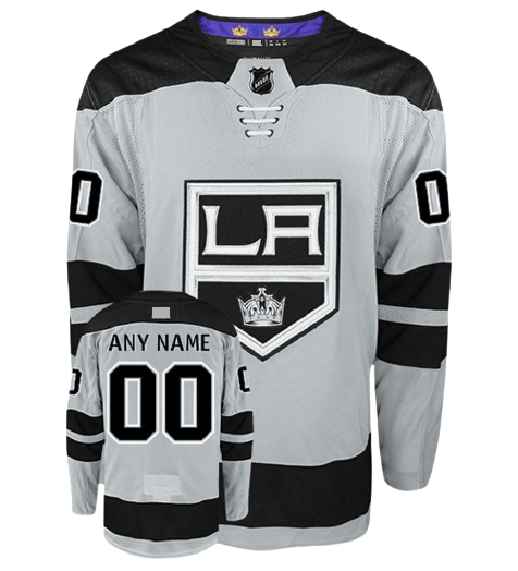 Los Angeles Kings Grey Alternate Team Jersey