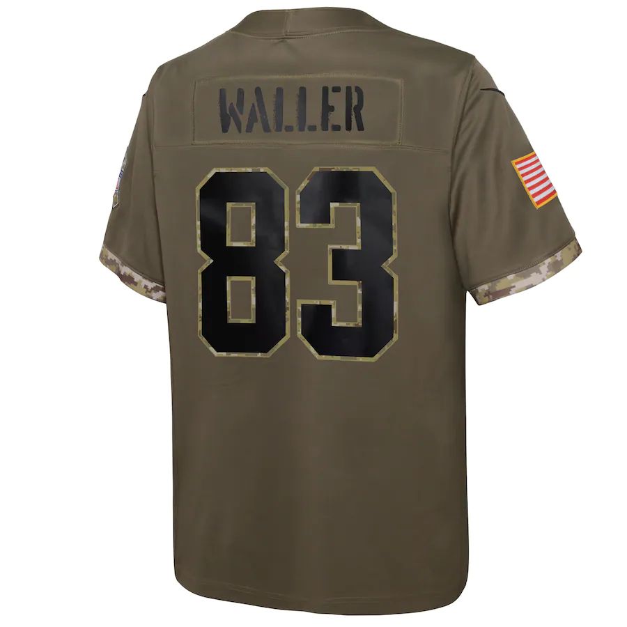 L.Raiders #83 Darren Waller Olive 2022 Salute To Service Player Limited Jersey Stitched American Football Jerseys