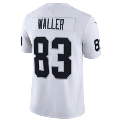 L.Raiders #83 Darren Waller White Vapor Limited Jersey Stitched American Football Jerseys