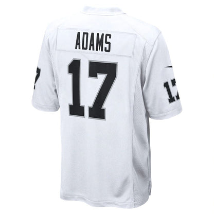 L.Raiders #17 Davante Adams White Game Jersey Stitched American Football Jerseys