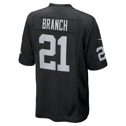 L.Raiders #21 Cliff Branch Black Retired Player Game Jersey Stitched American Football Jerseys