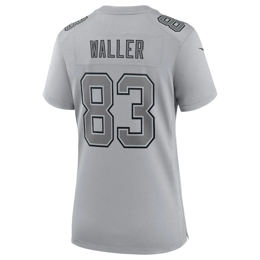 L.Raiders #83 Darren Waller Gray Atmosphere Fashion Game Jersey Stitched American Football Jerseys