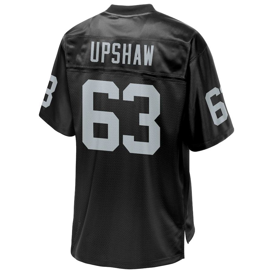 L.Raiders #63 Gene Upshaw Pro Line Black Retired Player Jersey Stitched American Football Jerseys