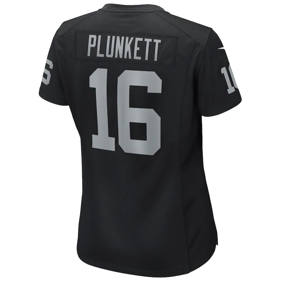 L.Raiders #16 Jim Plunkett Black Game Retired Player Jersey Stitched American Football Jerseys