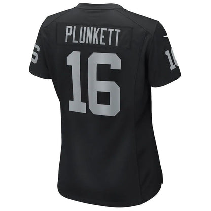 L.Raiders #16 Jim Plunkett Black Game Retired Player Jersey Stitched American Football Jerseys