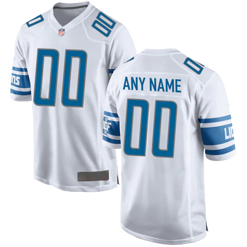 Detroit Lions Away White Team Jersey