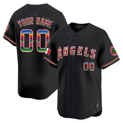 Custom Los Angeles Angels Mexico Vapor Premier Limited – All Stitched Baseball Jersey