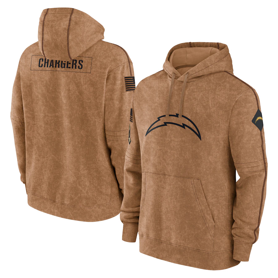 LA.Chargers 2023 Salute To Service Club Pullover Hoodie Cheap sale Birthday and Christmas gifts Stitched American Football Jerseys