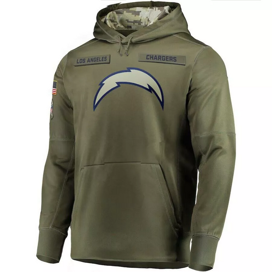 LA.Chargers 2024 Salute To Service Club Pullover Hoodie Cheap sale Birthday and Christmas gifts Stitched American Football Jerseys