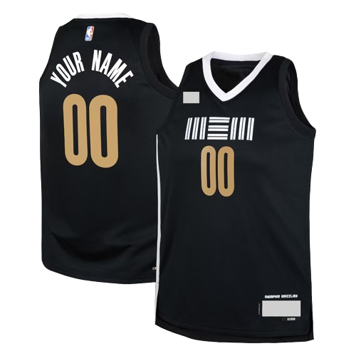 Memphis Grizzlies Black City Edition Team Jersey