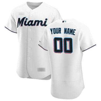 Miami Marlins White Home Jersey