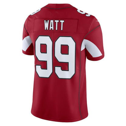 Arizona Cardinals #99 J.J. Watt  Cardinal Vapor Limited Jersey Stitched American Football Jerseys