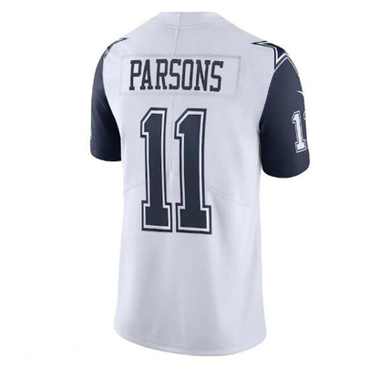 Dallas Cowboys #11 Micah Parsons Alternate Vapor Limited Jersey - White Stitched American Football Jerseys