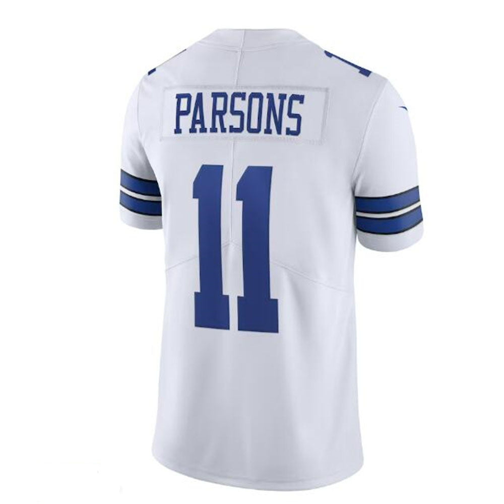 Dallas Cowboys #11 Micah Parsons Vapor Limited Jersey - White Stitched American Football Jerseys