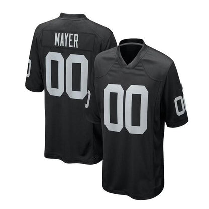 L.Raiders #00 Michael Mayer 2023 Draft Pick Game Jersey - Black Stitched American Football Jerseys