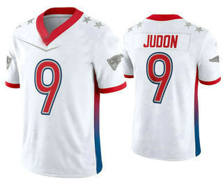 New England Patriots #9 Matt Judon White 2022 Pro Bowl Vapor Untouchable Stitched Limited Jersey American Football Jerseys