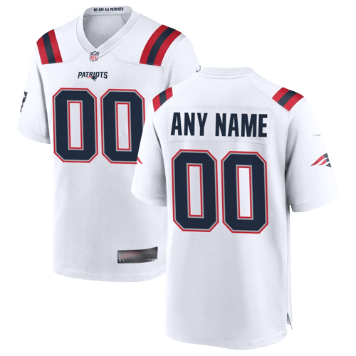 New England Patriots Away White Team Jersey