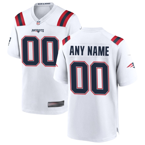 New England Patriots Away White Team Jersey