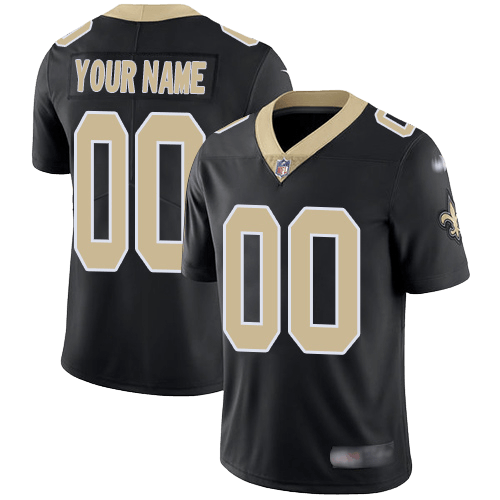 New Orleans Saints Home Black Team Jersey