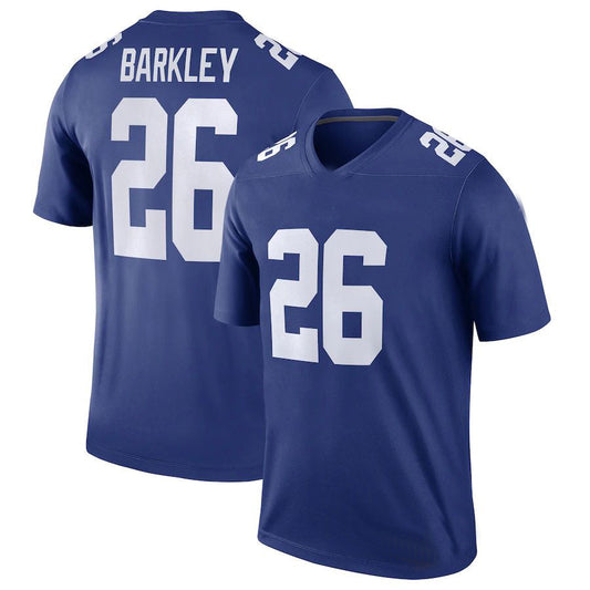 NY.Giants #26 Saquon Barkley Royal Legend Jersey Stitched American Football Jerseys