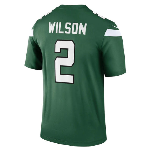 New York Jets #2 Zach Wilson  Gotham Green Legend Jersey Stitched American Football Jerseys