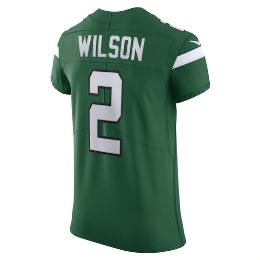 New York Jets #2 Zach Wilson Gotham Green Vapor Elite Jersey Stitched American Football Jerseys