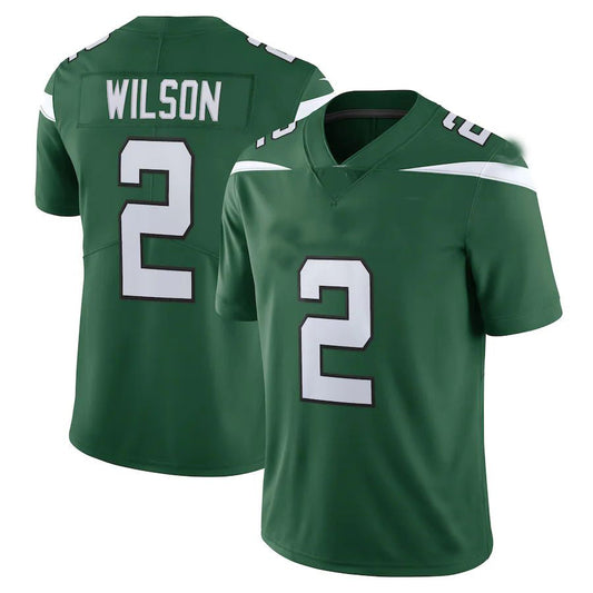 New York Jets #2 Zach Wilson  Gotham Green Vapor Limited Jersey Stitched American Football Jerseys