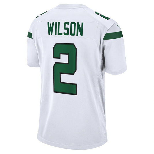 New York Jets #2 Zach Wilson White Game Jersey Stitched American Football Jerseys