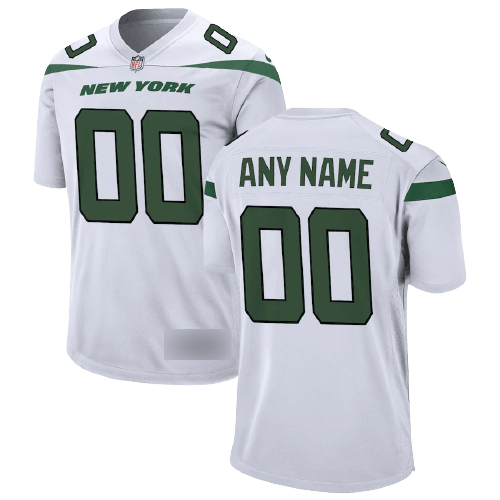 New York Jets Away White Team Jersey