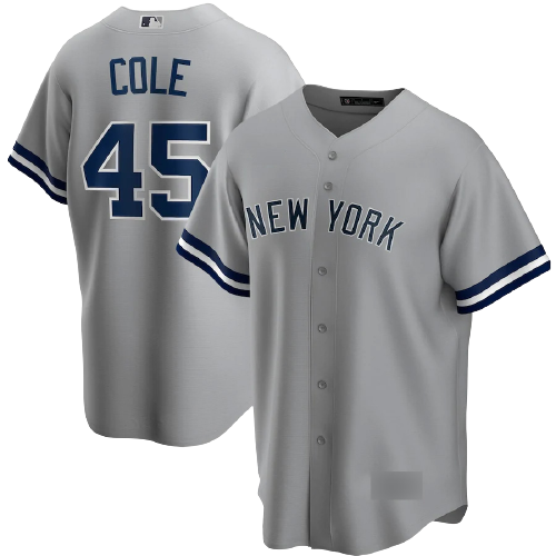 New York Yankees Gray Road Team Jersey