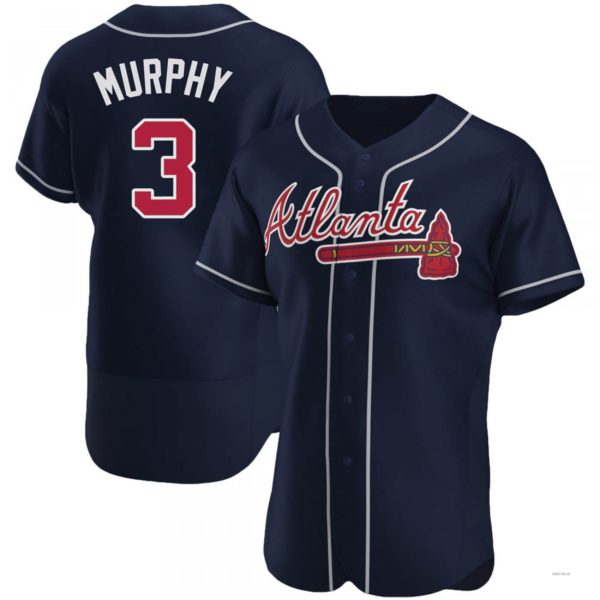 Atlanta Braves #3 Dale Murphy Navy Alternate Jersey Stitches Baseball Jerseys