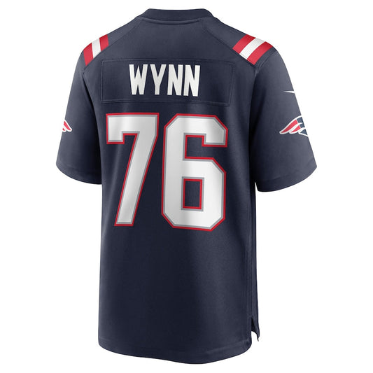 New England Patriots #76 Isaiah Wynn Navy Game Jersey Stitched American Football Jerseys